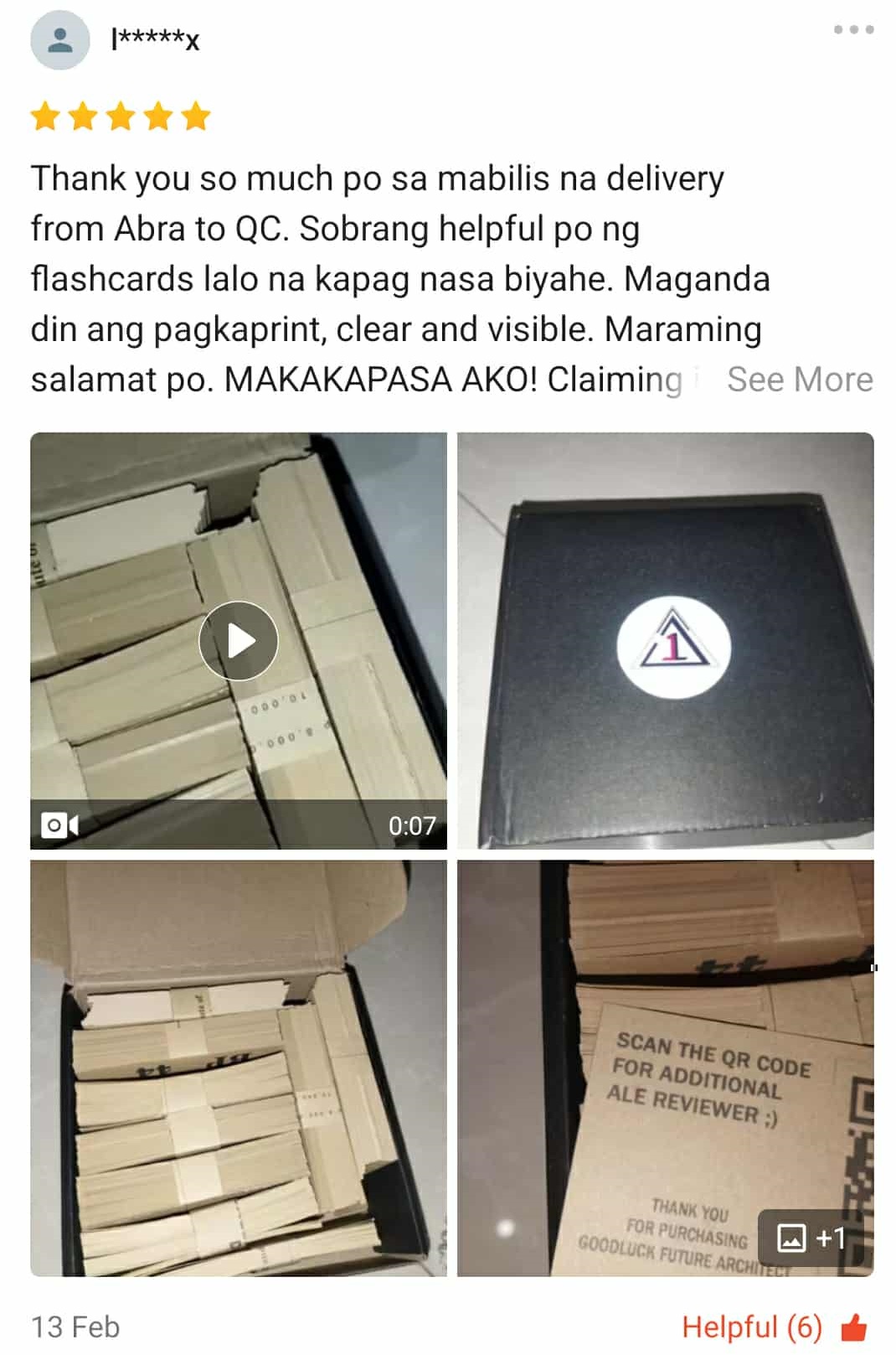 Architecture Reviewer Feedback Photo 2