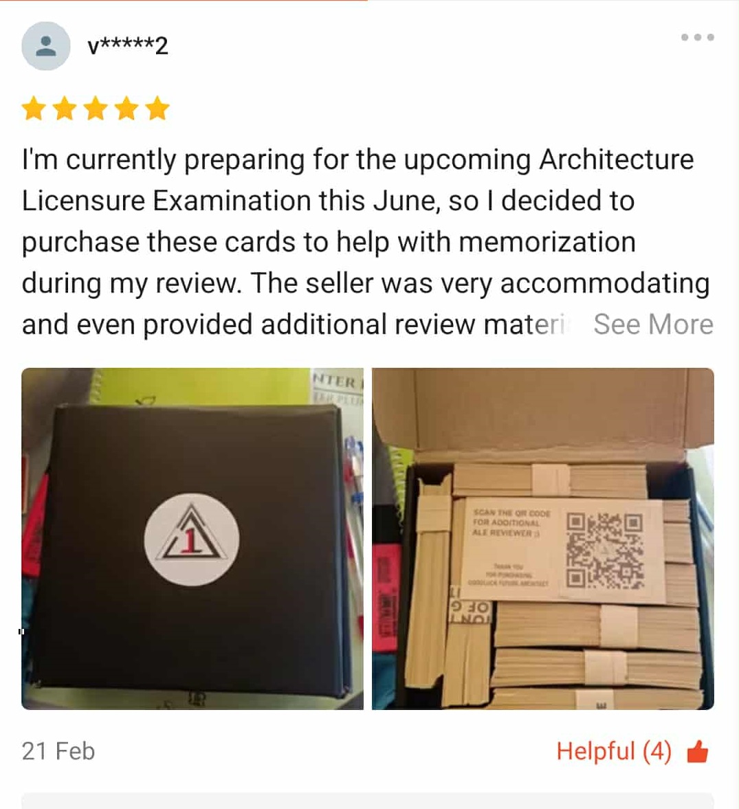 Architecture Reviewer Feedback Photo 6